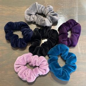 FREE with purchase! NWOT Scunci Variety Pack of Velour Scrunchies